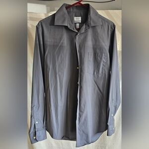 Arrow Athletic Fit Greay Wrinkle Free Shirt 15-15.5 X 34/35 Size Medium